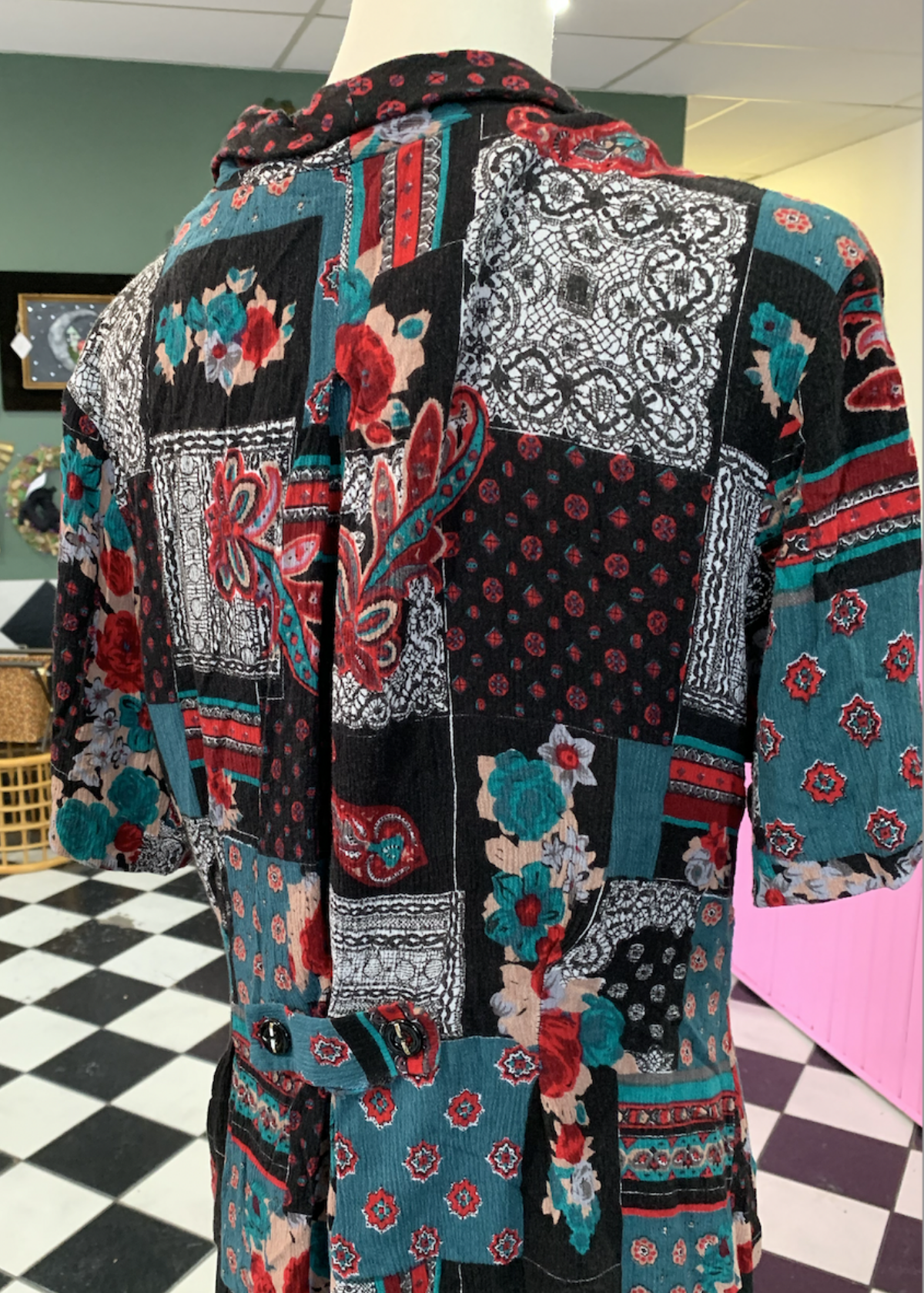 Pattern Patchwork Shirt