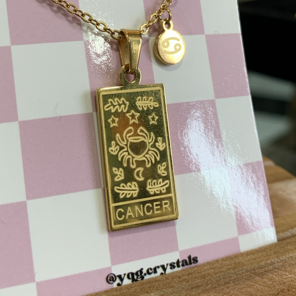 Zodiac Card Necklaces