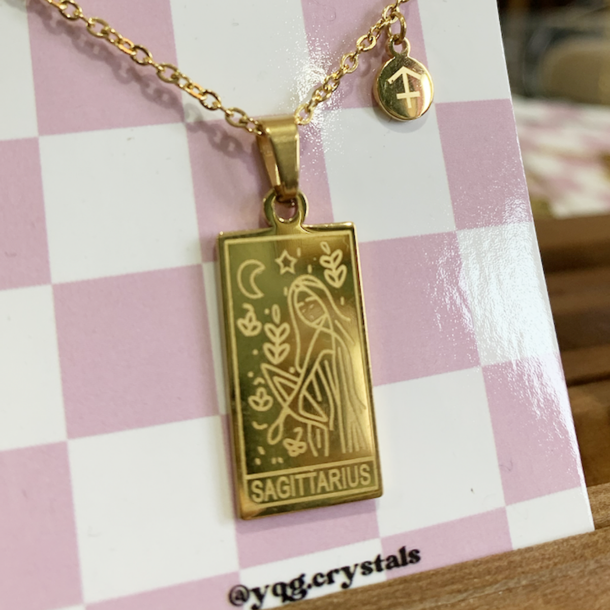 Zodiac Card Necklaces