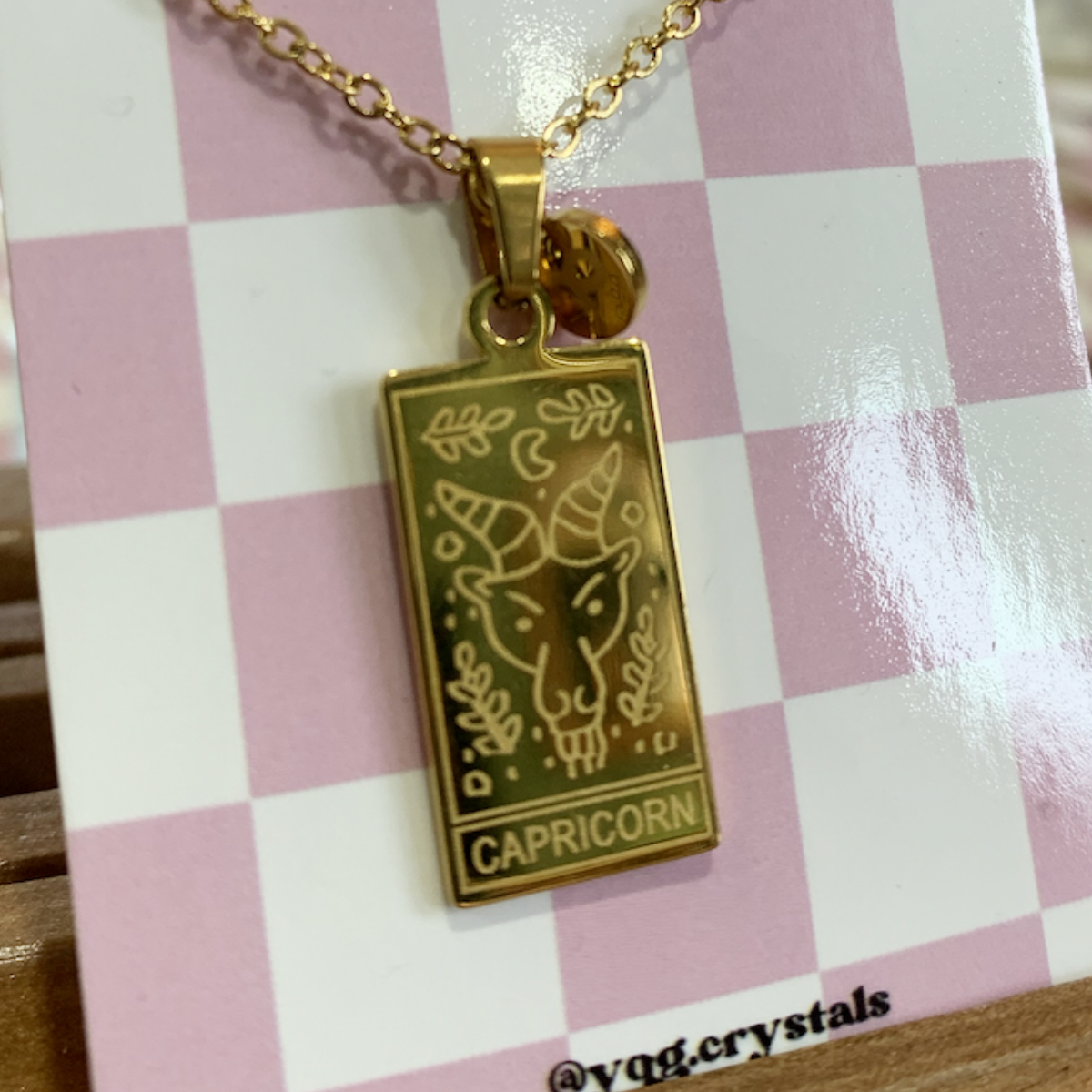 Zodiac Card Necklaces