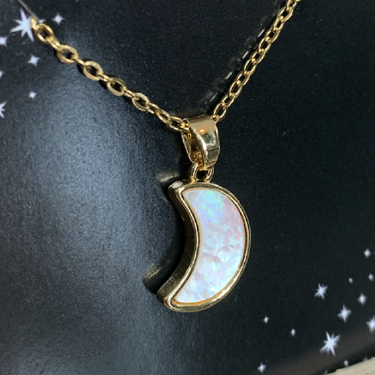 Shell Moon Necklace