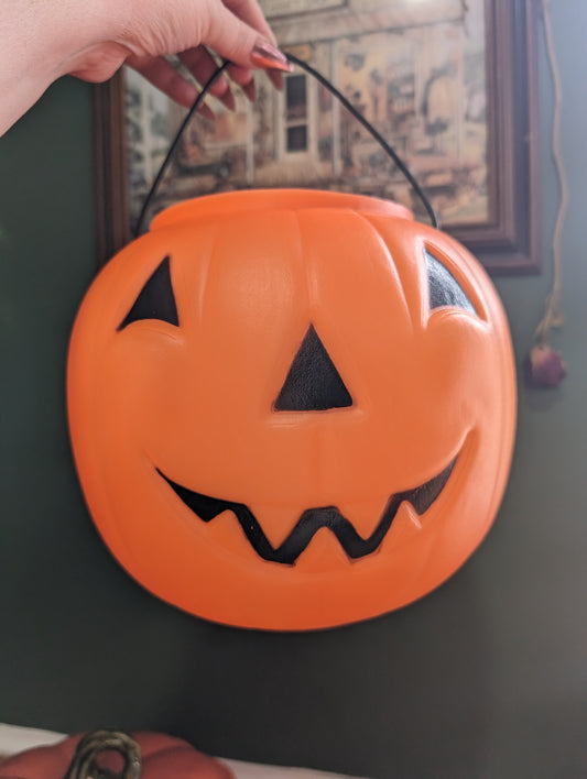 Vintage Pumpkin Candy Basket