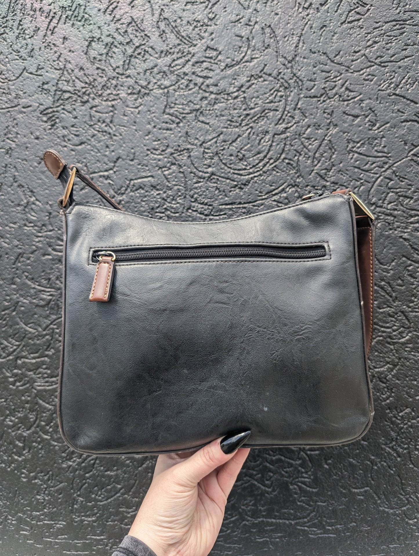 Black & Brown Shoulder Bag