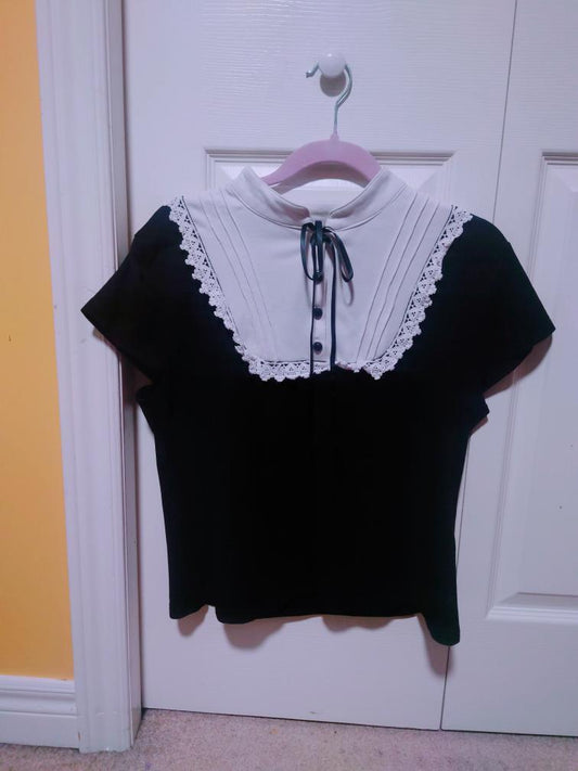 Vintage collar blouse